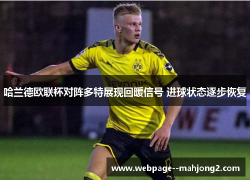 哈兰德欧联杯对阵多特展现回暖信号 进球状态逐步恢复
